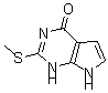 CAS 登录号：67831-83-8， 3,7-二氢-2-(甲硫基)-4H-吡咯并[2,3-d]嘧啶-4-酮