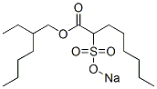 CAS 登录号：67845-71-0， 2-(钠氧磺酰基)辛酸 2-乙基己基酯