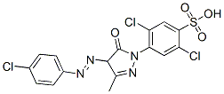 CAS#: 67846-58-6, 2,5-Dichloro-4-[4-[(4-Chlorophenyl)Azo]-4,5-Dihydro-3-Methyl-5-Oxo-1H-Pyrazol-1-Yl]Benzenesulphonic Acid