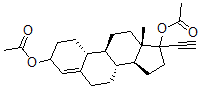 CAS#: 6785-71-3, (17R)-19-Norpregn-4-En-20-Yne-3,17-Diol Diacetate
