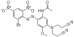 CAS#: 67875-05-2, N-[5-[Bis(2-Cyanoethyl)Amino]-2-[(2-Bromo-4,6-Dinitrophenyl)Azo]-4-Methoxyphenyl]-Acetamide