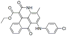 CAS#: 67906-28-9, Ethyl 6-[(4-Chlorophenyl)Amino]-2,7-Dihydro-4-Methyl-2,7-Dioxo-3H-Dibenz[f,ij]Isoquinoline-1-Carboxylate