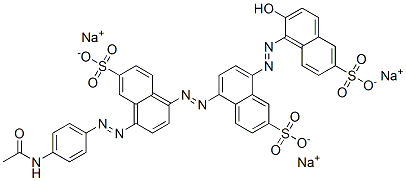 CAS#: 67906-47-2, Trisodium 5-[[4-[(4-Acetamidophenyl)Azo]-6-Sulphonatonaphthyl]Azo]-8-[(2-Hydroxy-6-Sulphonatonaphthyl)Azo]Naphthalene-2-Sulphonate