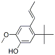 CAS 登录号：67907-33-9， 5-(1,1-二甲基乙基)-2-甲氧基-4-(1-丙烯基)苯酚