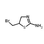 CAS#: 67917-68-4, 5-(Bromomethyl)-4,5-dihydro-1,3-thiazol-2-amine