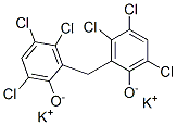 CAS 登录号：67923-62-0， 2,2'-亚甲基二[3,4,6-三氯苯酚]二钾