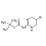 CAS#: 679430-58-1, 2-Methyl-2-propanyl (5-bromo-1,4,5,6-tetrahydro-2-pyrimidinyl)carbamate