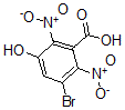 CAS 登录号：67973-20-0， 3-溴-5-羟基-2,6-二硝基-苯甲酸