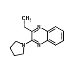 CAS 登录号：679785-32-1， 2-乙基-3-(1-吡咯烷基)喹喔啉