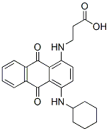 CAS 登录号：68003-43-0， N-[4-(环己基氨基)-9,10-二氢-9,10-二氧代蒽-1-基]-beta-丙氨酸