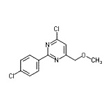 CAS#: 680214-63-5, 4-Chloro-2-(4-chlorophenyl)-6-(methoxymethyl)pyrimidine