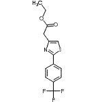 CAS#: 680215-92-3, Ethyl {2-[4-(trifluoromethyl)phenyl]-1,3-thiazol-4-yl}acetate