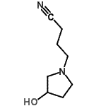 CAS#: 680223-88-5, 4-(3-Hydroxy-1-pyrrolidinyl)butanenitrile