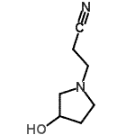 CAS 登录号：680223-89-6， 3-(3-羟基-1-吡咯烷基)丙腈