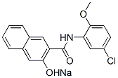 CAS 登录号：68025-33-2， N-(5-氯-2-甲氧基苯基)-3-羟基萘-2-甲酰胺钠盐