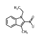 CAS#: 680574-13-4, 1-Ethyl-3-methyl-2-nitro-1H-indole