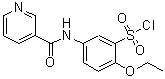 CAS 登录号：680618-09-1， 2-乙氧基-5-[(3-吡啶基羰基)氨基]苯磺酰氯
