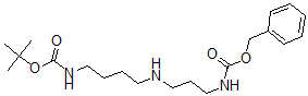 CAS 登录号：68076-38-0， N(1)-苄氧羰基-N(8)-叔丁氧羰基亚精胺