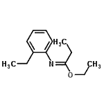 CAS 登录号：680881-11-2， 乙基(1E)-N-(2-乙基苯基)丙亚氨酸酯