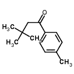 CAS 登录号：681215-86-1， 3,3-二甲基-1-(4-甲基苯基)-1-丁酮