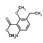 CAS#: 681247-98-3, Methyl 6-amino-3-ethyl-2-methoxybenzoate