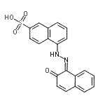 CAS#: 68133-05-1, 5-[(2Z)-2-(2-Oxo-1(2H)-naphthalenylidene)hydrazino]-2-naphthalenesulfonic acid