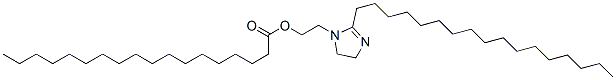 CAS 登录号：68134-26-9， 2-(2-十七烷基-4,5-二氢-1H-咪唑-1-基)乙基硬脂酸酯