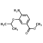 CAS 登录号：681465-85-0， 甲基4-氨基-3-异丙氧基苯甲酸酯