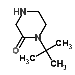 CAS 登录号：681483-76-1， 1-(2-甲基-2-丙基)-2-哌嗪酮