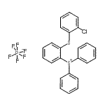 CAS 登录号：68156-11-6， {2-[(2-氯苯基)硫基]苯基}(二苯基)锍六氟磷酸盐