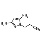 CAS#: 68176-10-3, 3-(3,5-Diamino-1H-pyrazol-1-yl)propanenitrile