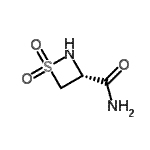 CAS#: 681851-08-1, (3R)-1,2-Thiazetidine-3-carboxamide 1,1-dioxide