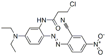 CAS#: 68214-65-3, 3-Chloro-N-[2-[(2-Cyano-4-Nitrophenyl)Azo]-5-(Diethylamino)Phenyl]Propionamide