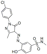CAS#: 68227-56-5, 3-[[1-(4-Chlorophenyl)-4,5-Dihydro-3-Methyl-5-Oxo-1H-Pyrazol-4-Yl]Azo]-4-Hydroxy-N-Methylbenzenesulphonamide