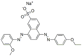 CAS#: 68227-62-3, Sodium 5-[(4-Ethoxyphenyl)Azo]-8-[(2-Methoxyphenyl)Azo]Naphthalene-2-Sulphonate