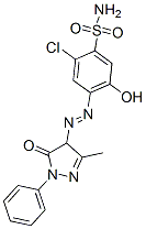 CAS#: 68227-63-4, 2-Chloro-4-[(4,5-Dihydro-3-Methyl-5-Oxo-1-Phenyl-1H-Pyrazol-4-Yl)Azo]-5-Hydroxybenzenesulphonamide