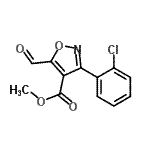 CAS 登录号：682352-78-9， 甲基3-(2-氯苯基)-5-甲酰基-1,2-恶唑-4-羧酸酯