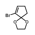 CAS 登录号：68241-78-1， 6-溴-1,4-二氧杂螺[4.4]壬-6-烯