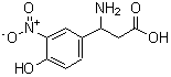 CAS#: 682803-58-3, 3-amino-3-(4-hydroxy-3-nitro-phenyl)propanoic acid