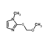CAS 登录号：682809-88-7， 2-[(甲氧基甲基)硫基]-1-甲基-1H-咪唑