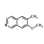 CAS#: 68287-68-3, 7-Methoxy-6-methylisoquinoline