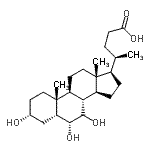 CAS#: 6830-03-1, (3alpha,5beta,6alpha,7beta)-3,6,7-Trihydroxycholan-24-Oic Acid