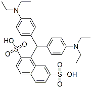 CAS 登录号：68345-20-0， 1-[二[4-(二乙基氨基)苯基]甲基]萘-2,7-二磺酸