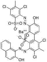 CAS 登录号：68368-36-5， 二[2,6-二氯-3-[(2-羟基-1-萘基)偶氮]甲苯-4-磺酸]钡