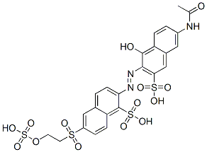 CAS#: 68399-89-3, 2-[[6-Acetamido-1-Hydroxy-3-Sulpho-2-Naphthyl]Azo]-6-[[2-(Sulphooxy)Ethyl]Sulphonyl]Naphthalene-1-Sulphonic Acid