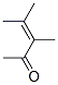 CAS 登录号：684-94-6， 3,4-二甲基-3-戊烯-2-酮