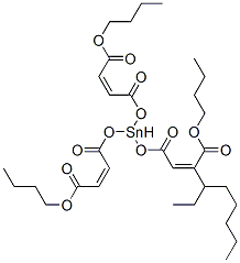 CAS 登录号：68420-16-6， (Z,Z,Z)-6-[(4-丁氧基-1,4-二氧代丁-2-烯基)氧基]辛-6-基-4,8,11-三氧代-5,7,12-三氧杂-6-锡杂十六碳-2,9-二烯酸丁酯