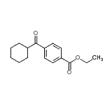 CAS#: 684271-09-8, Ethyl 4-(cyclohexylcarbonyl)benzoate