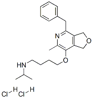 CAS#: 68484-35-5, 4-[[1,3-Dihydro-6-Methyl-4-Benzylfuro[3,4-c]Pyridin-7-Yl]Oxy]-N-(Isopropyl)Butylamine Dihydrochloride