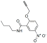 CAS 登录号：68505-93-1， N-丁基-5-硝基-2-(2-丙炔基氧基)苯甲酰胺